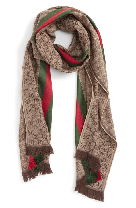 gucci wool scarf replica|original gucci silk scarf.